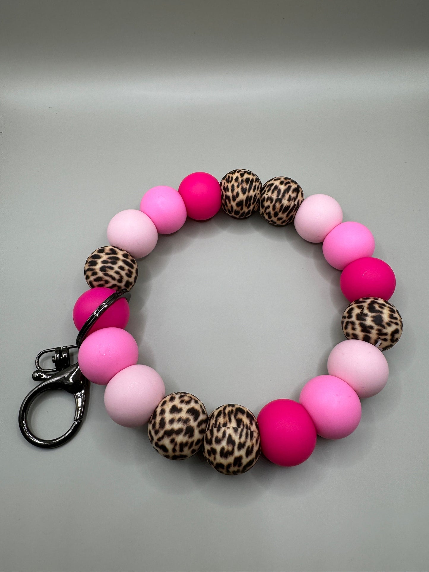 Hot Pink and CHEETAH silicone wristlet! THIS IS simply gorgeous!