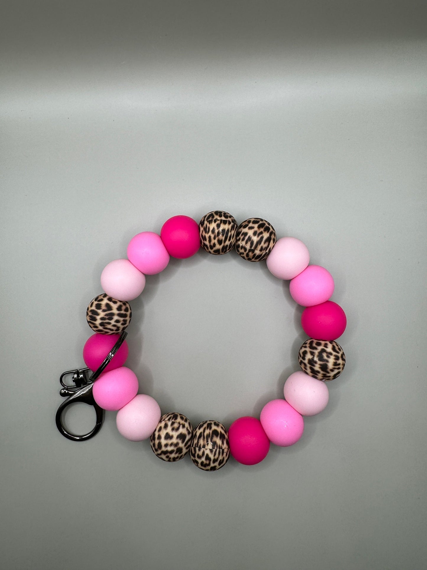 Hot Pink and CHEETAH silicone wristlet! THIS IS simply gorgeous!